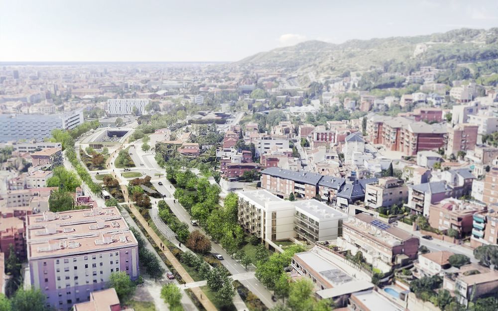 Futuros usos de la Ronda de Dalt en el tramo de Gràcia