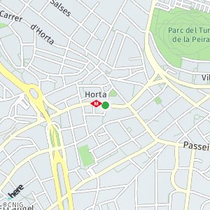 OpenStreetMap - Carrer Tajo, horta, Barcelona