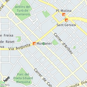 OpenStreetMap - Carrer Muntaner, Barcelona, Catalunya