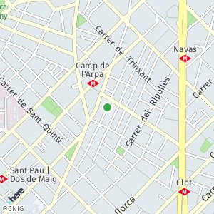 OpenStreetMap - Calle de Joan de Peguera, Camp de l'Arpa, Barcelona