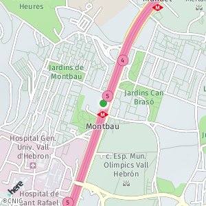 OpenStreetMap - Passeig de la Vall d'Hebron, Barcelona, Barcelona, Cataluña