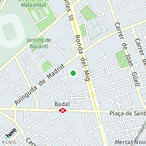 OpenStreetMap - Violant d'Hongria Reina d'Aragó 39, Sants Montjuïc 08028 