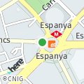 OpenStreetMap - Plaça d'Espanya, Montjuïc, Barcelona, Barcelona, Cataluña, España