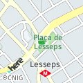 OpenStreetMap - Plaça de Lesseps, Barcelona, Barcelona, Catalunya