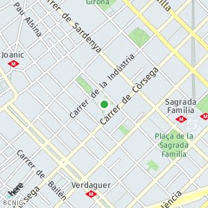 OpenStreetMap - Jardins d'Antoni Puigvert, Camp d'en Grassot i Gràcia Nova, Barcelona, Barcelona, Catalunya, Espanya