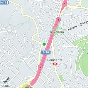 OpenStreetMap - Carrer de Canaan, Vallcarca i els Penitents, Barcelona, Barcelona, Catalunya, Espanya