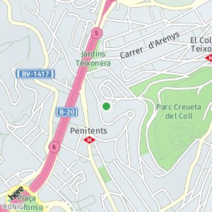 OpenStreetMap - Carrer de Veciana, Vallcarca i els Penitents, Barcelona, Barcelona, Catalunya, Espanya