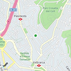 OpenStreetMap - Passatge de Cardedeu, Vallcarca i els Penitents, Barcelona, Barcelona, Catalunya, Espanya