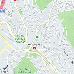 OpenStreetMap - Plaça de Mons, Vallcarca i els Penitents, Barcelona, Barcelona, Catalunya, Espanya