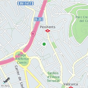 OpenStreetMap - Carrer d'Otília Castellví, 08023 Vallcarca i els Penitents Barcelona