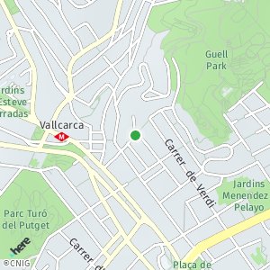 OpenStreetMap - Carrer Baixada de Briz, 17, Barcelona