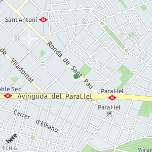 OpenStreetMap - Ronda de Sant Pau 21, Sant Antoni, Barcelona, Barcelona, Catalunya