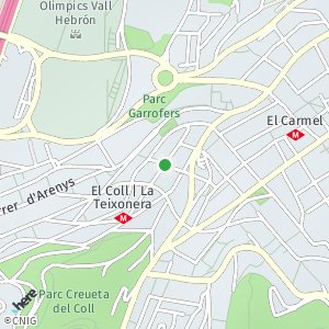 OpenStreetMap - Carrer Santa Albina, entre els carrers de Sant Dalmir i Murtra.