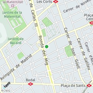 OpenStreetMap - Avinguda de Madrid 128, Sants, Barcelona, Barcelona, Cataluña