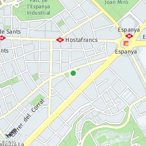 OpenStreetMap - Plaça de Joan Corrades, Hostafrancs, Barcelona, Barcelona, Cataluña