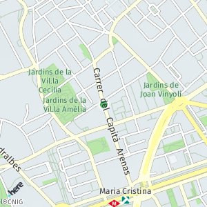 OpenStreetMap - Carrer del Capità Arenas, Barcelona, Barcelona, Cataluña