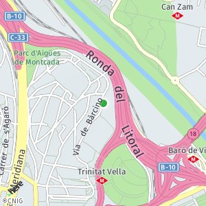 OpenStreetMap - vía de Barcino,72