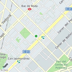 OpenStreetMap - Gran Via de les Corts Catalanes 963, Sant Martí de Provençals, Barcelona, Barcelona, Cataluña