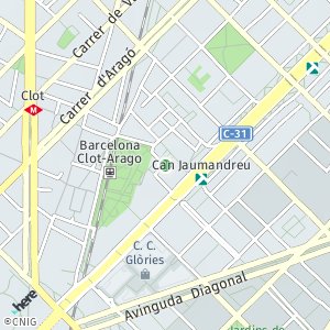 OpenStreetMap - Plaça de Valentí Almirall, Barcelona, Espanya