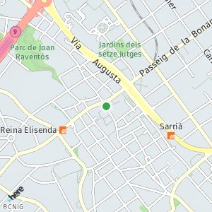 OpenStreetMap - Carrer Major de Sarrià, Barcelona, España