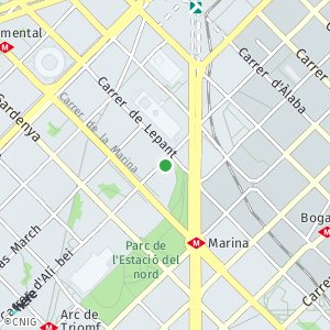 OpenStreetMap - Carrer Ali Bei, 120, Barcelona, Espanya