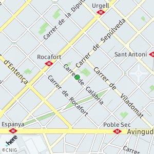 OpenStreetMap - Carrer de Calàbria, 66, 08015 Barcelona, Espanya