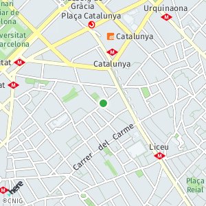 OpenStreetMap - Plaça del Bonsuccés, Barcelona, Espanya