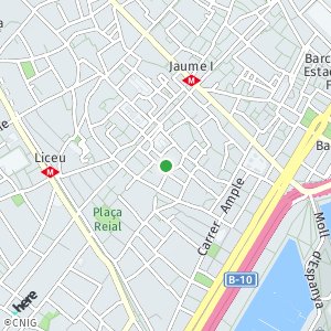 OpenStreetMap - Plaça de Sant Miquel, 4, Barcelona, España