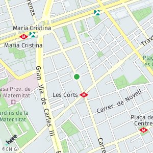 OpenStreetMap - Plaça de Comas, Barcelona, España