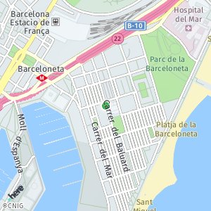 OpenStreetMap - Carrer del Baluard, 28, Barcelona, Espanya