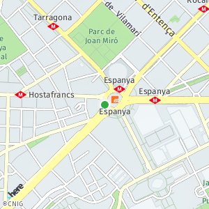 OpenStreetMap - Plaça d'espanya 5, barcelona, España