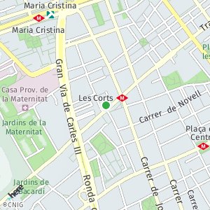 OpenStreetMap - Travessera de les Corts, 215, 08028 Barcelona, Barcelona, Espanya