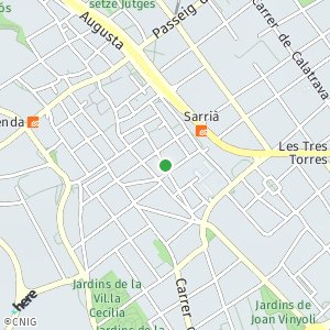 OpenStreetMap - Plaça Sant Vicenç de Sarrià, 08017 Barcelona, Barcelona, Espanya