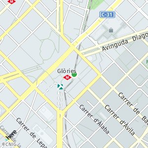 OpenStreetMap - Plaça de les Glòries Catalanes, 37, 08018 Barcelona, Barcelona, Espanya