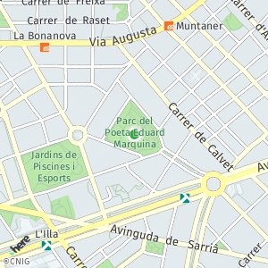 OpenStreetMap - Avda. de Pau Casals, 19, 08021 Barcelona, Espanya