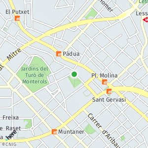 OpenStreetMap - Jardins d'Enric Sagnier,, 08006 Barcelona, España