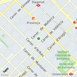 OpenStreetMap - Carrer d'Enric Granados, 47, Barcelona, Espanya