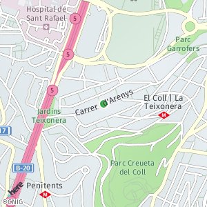 OpenStreetMap - Carrer d'Arenys, 75, 08035 Barcelona, Barcelona, Espanya