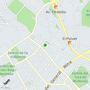 OpenStreetMap - Centre Cívic Vil·la Florida, Carrer de Muntaner, Barcelona, España