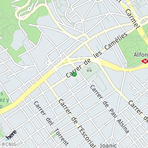 OpenStreetMap - Carrer de les Camèlies, 36, 08024 Barcelona, Barcelona, Espanya