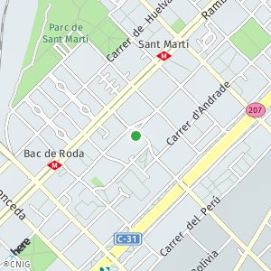 OpenStreetMap - Plaça d'Angeleta Ferrer, 1, 08020 Barcelona