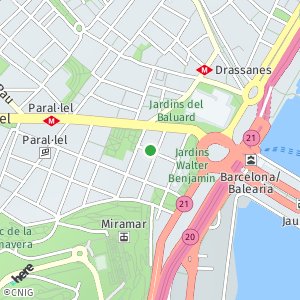 OpenStreetMap - c/ Albareda, 22, 08004 Barcelona