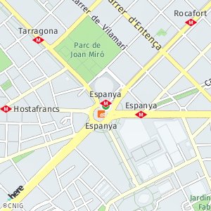 OpenStreetMap - Plaça d'Espanya, Montjuïc, Barcelona, Barcelona, Cataluña, España