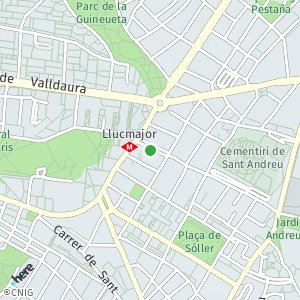 OpenStreetMap - Plaça dels Jardins d'Alfàbia, Porta, Barcelona, Barcelona, Catalunya, Espanya