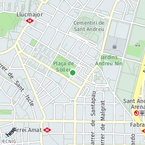 OpenStreetMap - Plaça de Sóller, 1, Porta, Barcelona