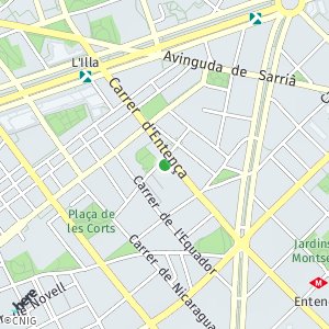 OpenStreetMap - Carrer del Montnegre, 36, 08029 Barcelona