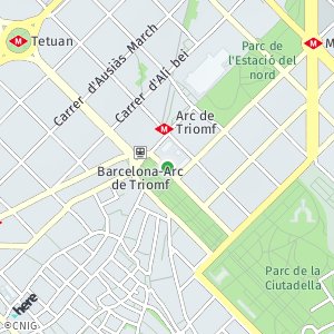 OpenStreetMap - Passeig de Lluís Companys, 18, 08018 Barcelona