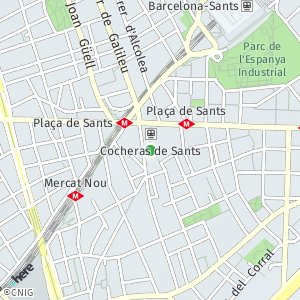 OpenStreetMap - plaça de Bonet i Muixí