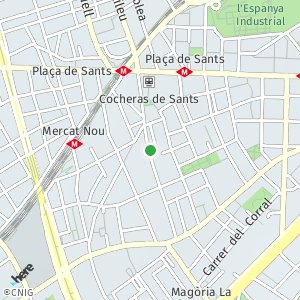 OpenStreetMap - Carrer Olzinelles, 31, Sants-Montjuïc, 08014 Barcelona 