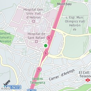 OpenStreetMap - Pg. de la Vall d'Hebron, 107, Horta-Guinardó, 08035 Barcelona